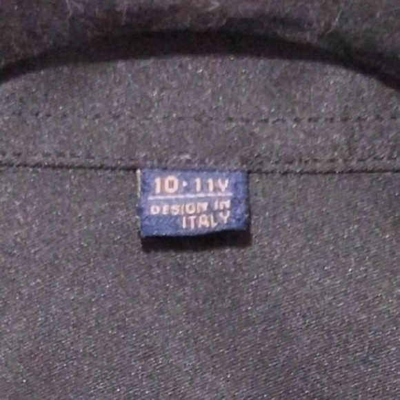 Black Button Down Shirt with Long Sleeves - Picture 2 of 11